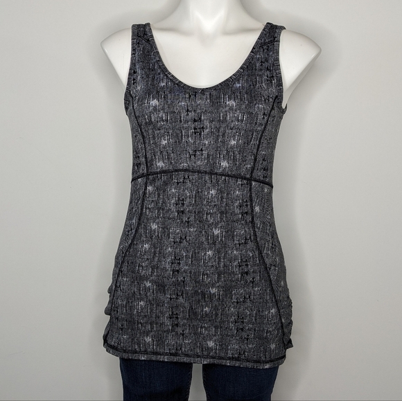✨3/$15 Gaiam black white workout exercise tank S - Picture 1 of 8